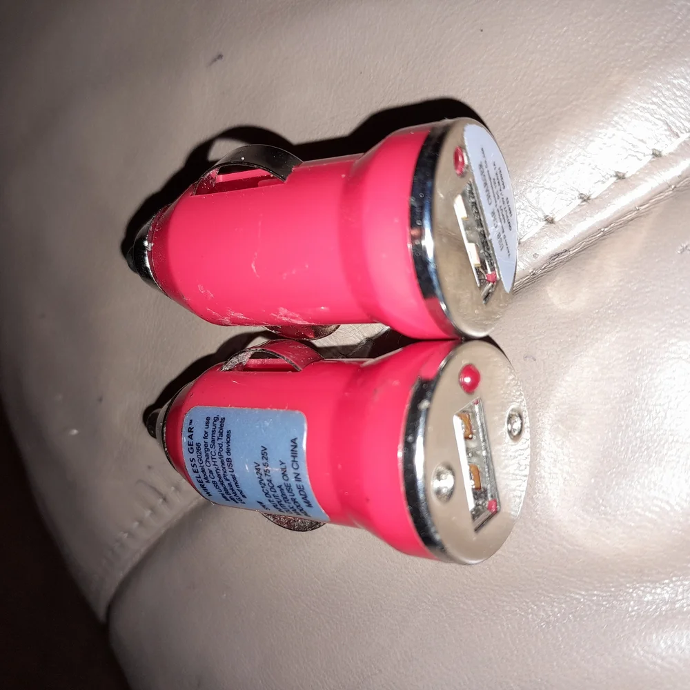 2 Single Auto USB Adapters